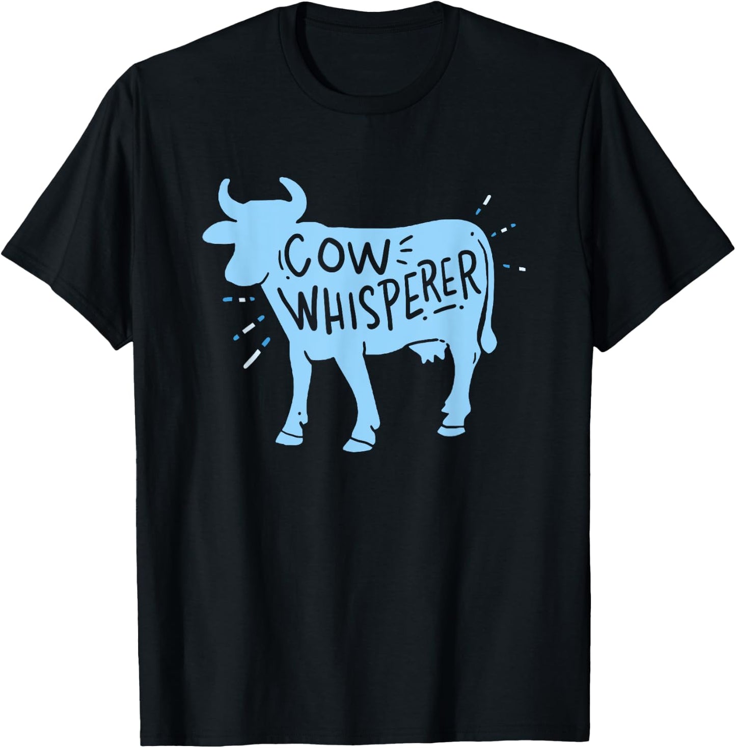 Cow Whisperer - Cow Farmer & Rancher Gift T-Shirt - T-Shirt | Black
