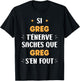 Name Si Greg t'énerve Humour Name Greg , Black, S T-Shirt - T-Shirt | Black