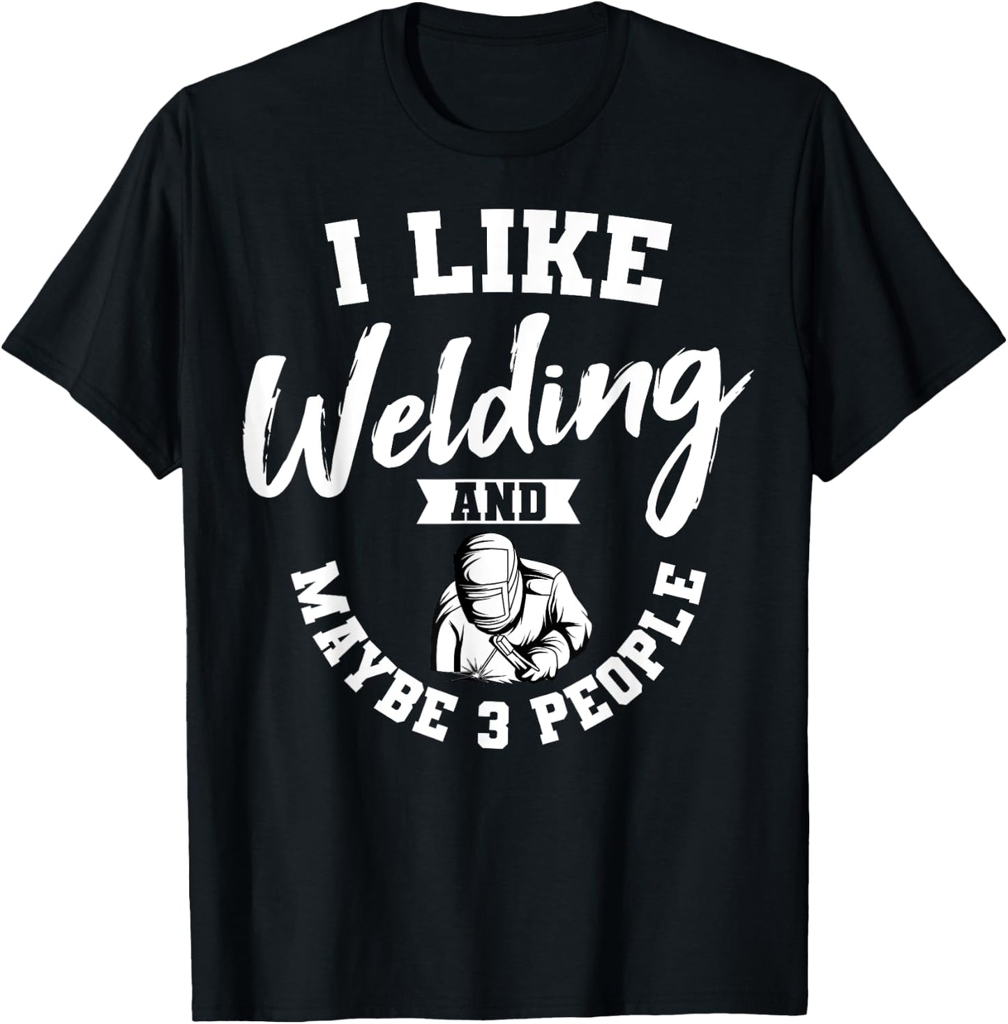 Welding Lover Welder Helmet Metal FabricationFusing MIG Arc T-Shirt - T-Shirt | Black
