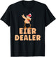 Funny Chickens & Hens Poultry Farmer Chicken Eggs Dealer , black T-Shirt - T-Shirt | Black
