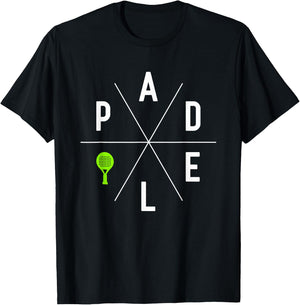 Padel Player Padel Tennis Men's Children's Boys Paddle , black, s T-Shirt - T-Shirt | Black