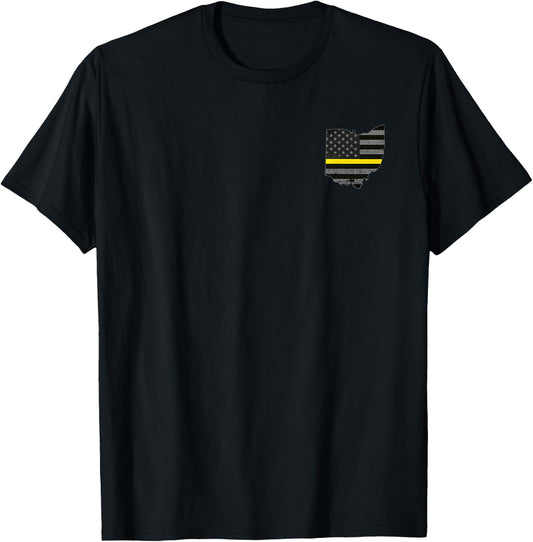 Ohio 911 Emergency Dispatcher Police Operator T-Shirt - T-Shirt | Black