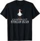 with German Text "Ich kann gut mitmenschen umgehen, black, S T-Shirt - T-Shirt | Black