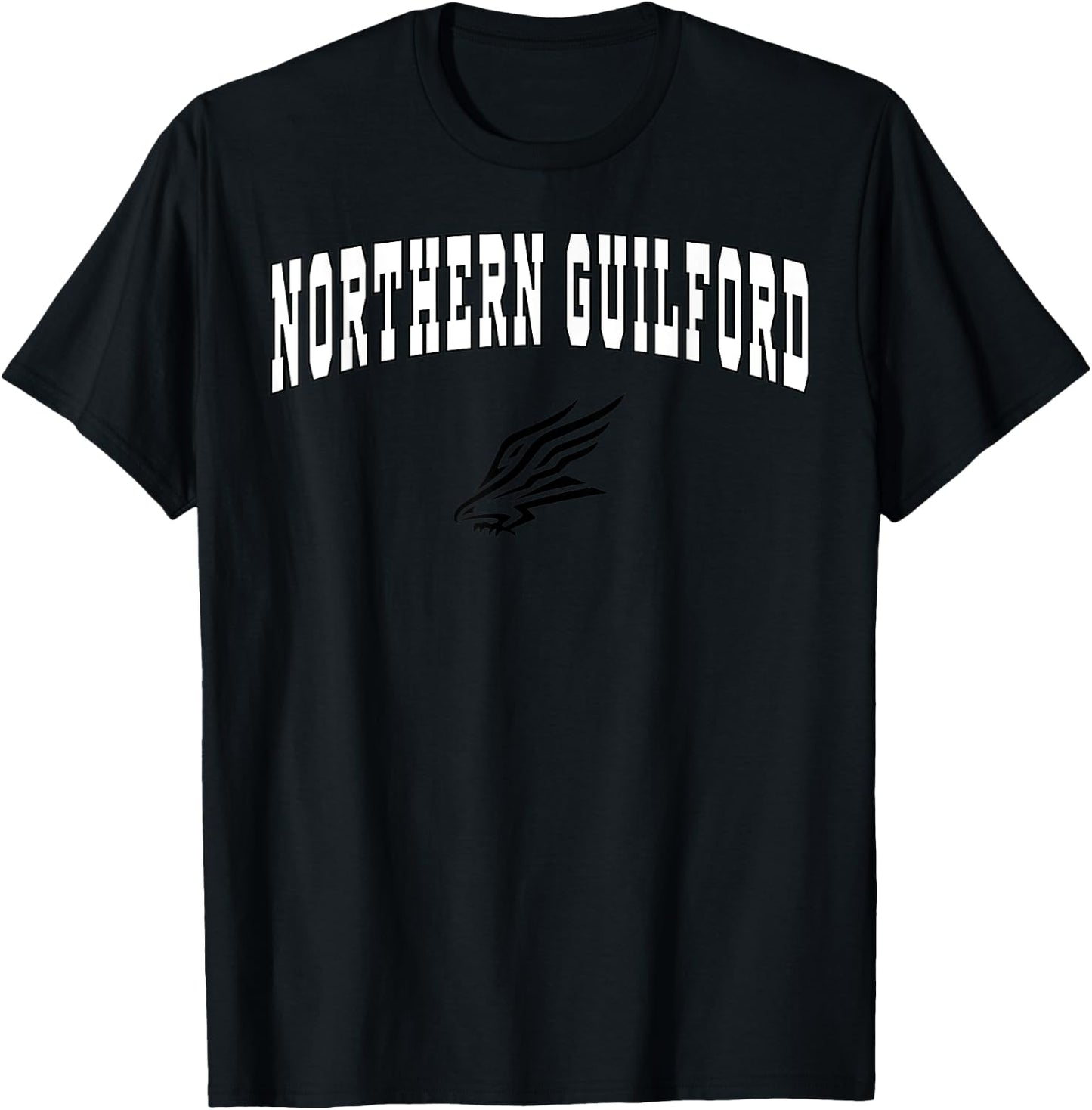 Northern Guilford High School Nighthawks T-Shirt - T-Shirt | Black