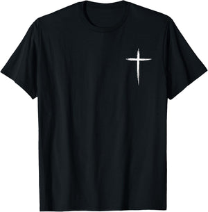 Jesus Christian Cross Religious Christian Crosses , black T-Shirt - T-Shirt | Black