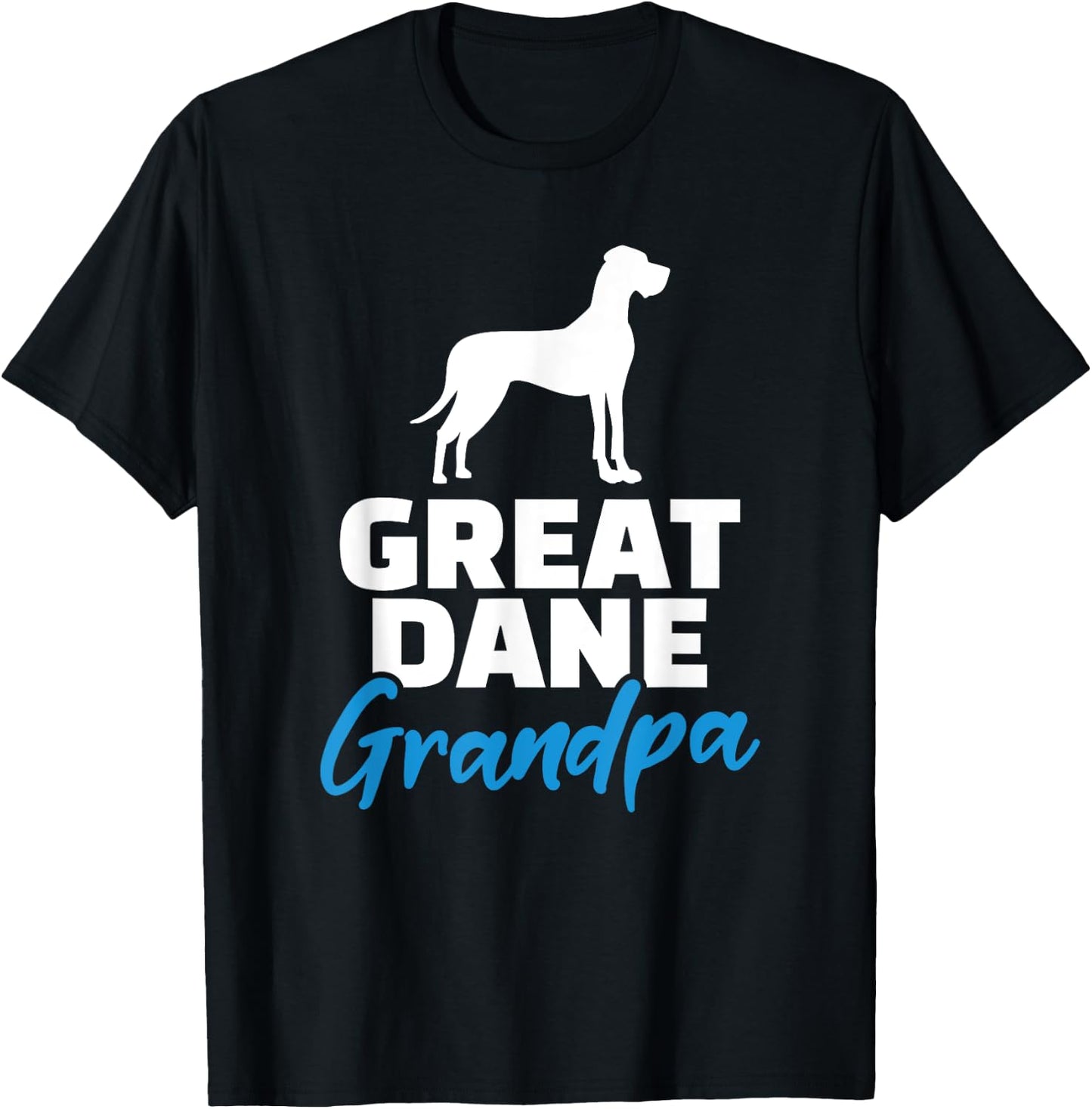 Great Dane Grandpa T-Shirt - T-Shirt | Black