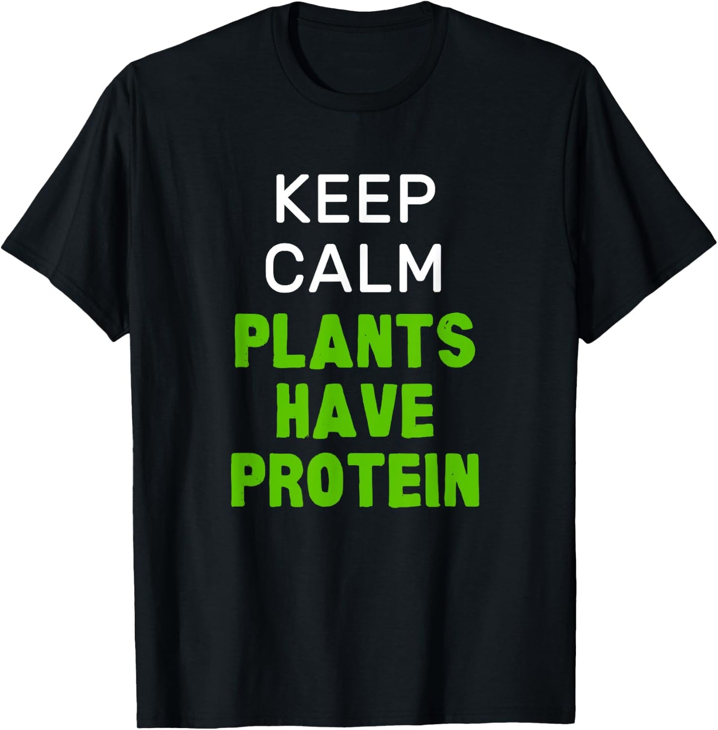 Vegan Vegetarian Cooking Gym Fitness Protein Health Joke T-Shirt - T-Shirt | Black