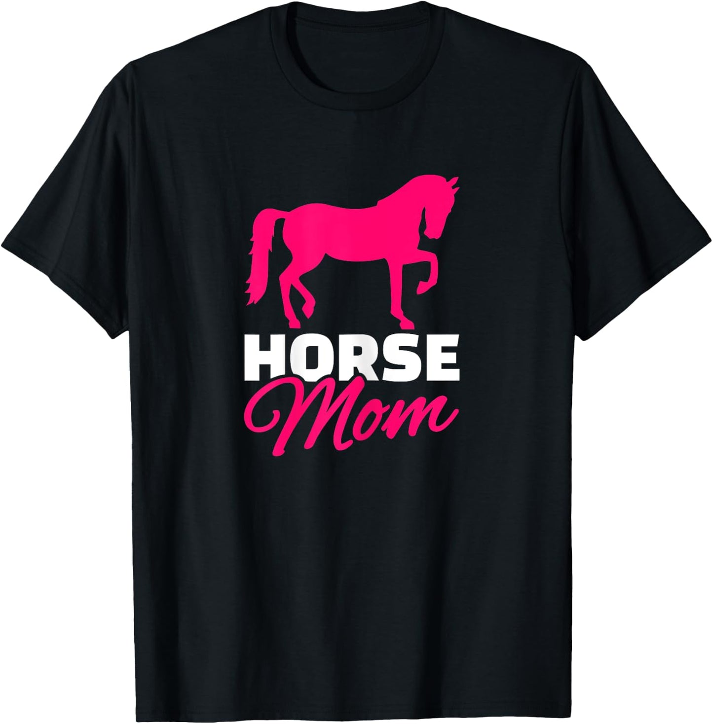 Horse mom T-Shirt - T-Shirt | Black