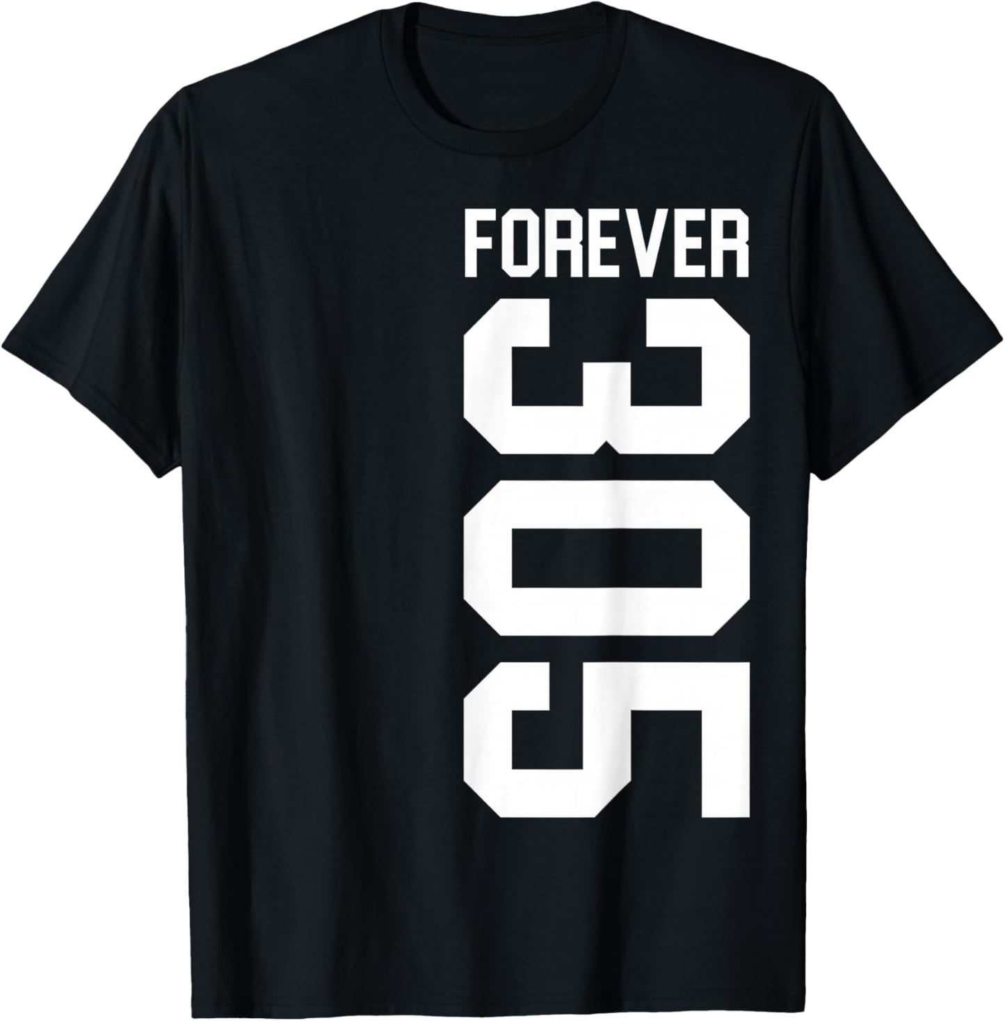 Forever 305 Shirt The South Florida Shirt Miami Shirt T-Shirt - T-Shirt | Black
