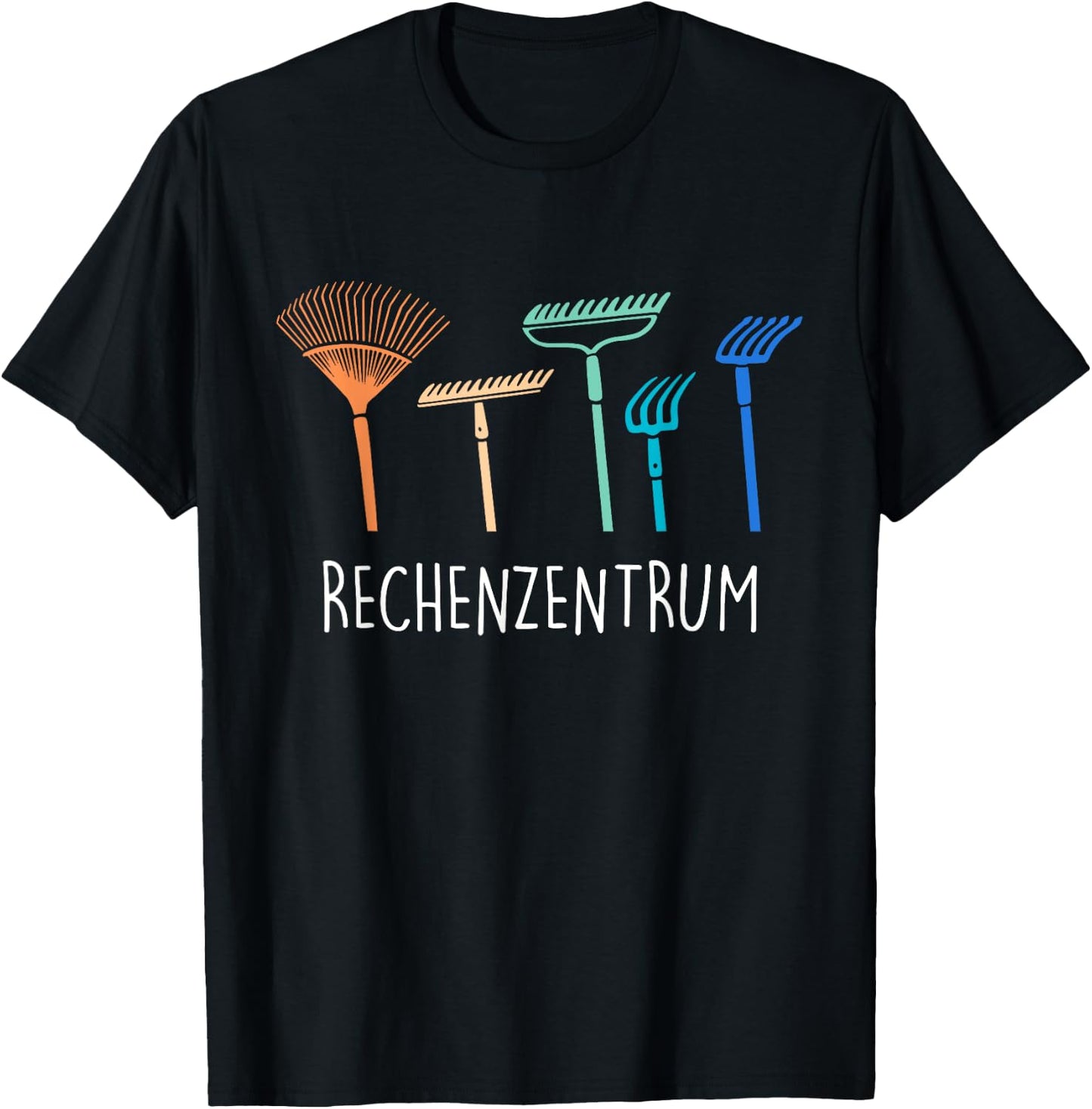 Landscaper Garden Allotment Garden Data Centre , black T-Shirt - T-Shirt | Black