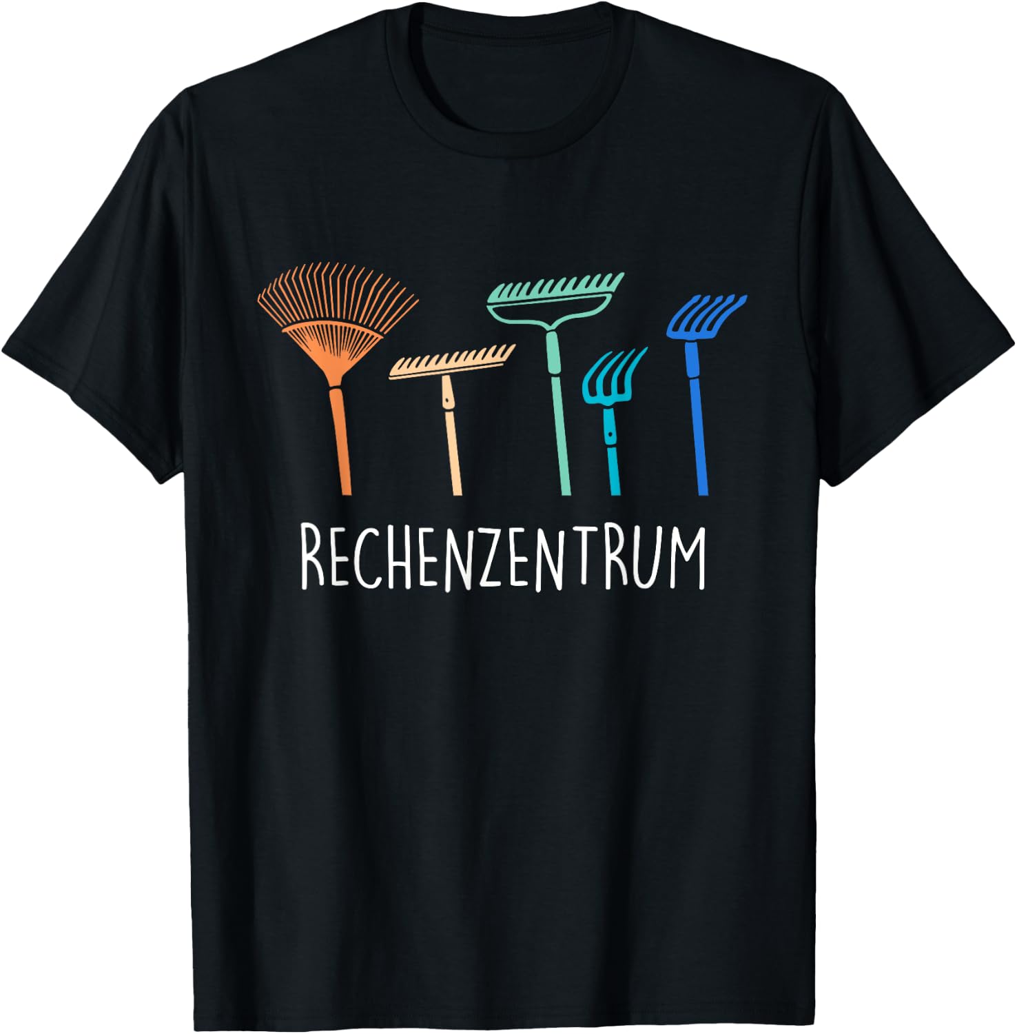 Landscaper Garden Allotment Garden Data Centre , black T-Shirt - T-Shirt | Black