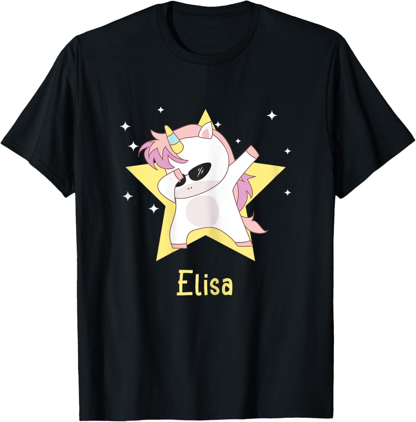 Elisa , Black, Female X-Small T-Shirt - T-Shirt | Black