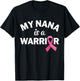 Grandkids Of A Warrior My Nana Is A Breast Cancer Warrior T-Shirt - T-Shirt | Black