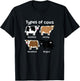 CASE IH - Types of Cows T-Shirt - T-Shirt | Black