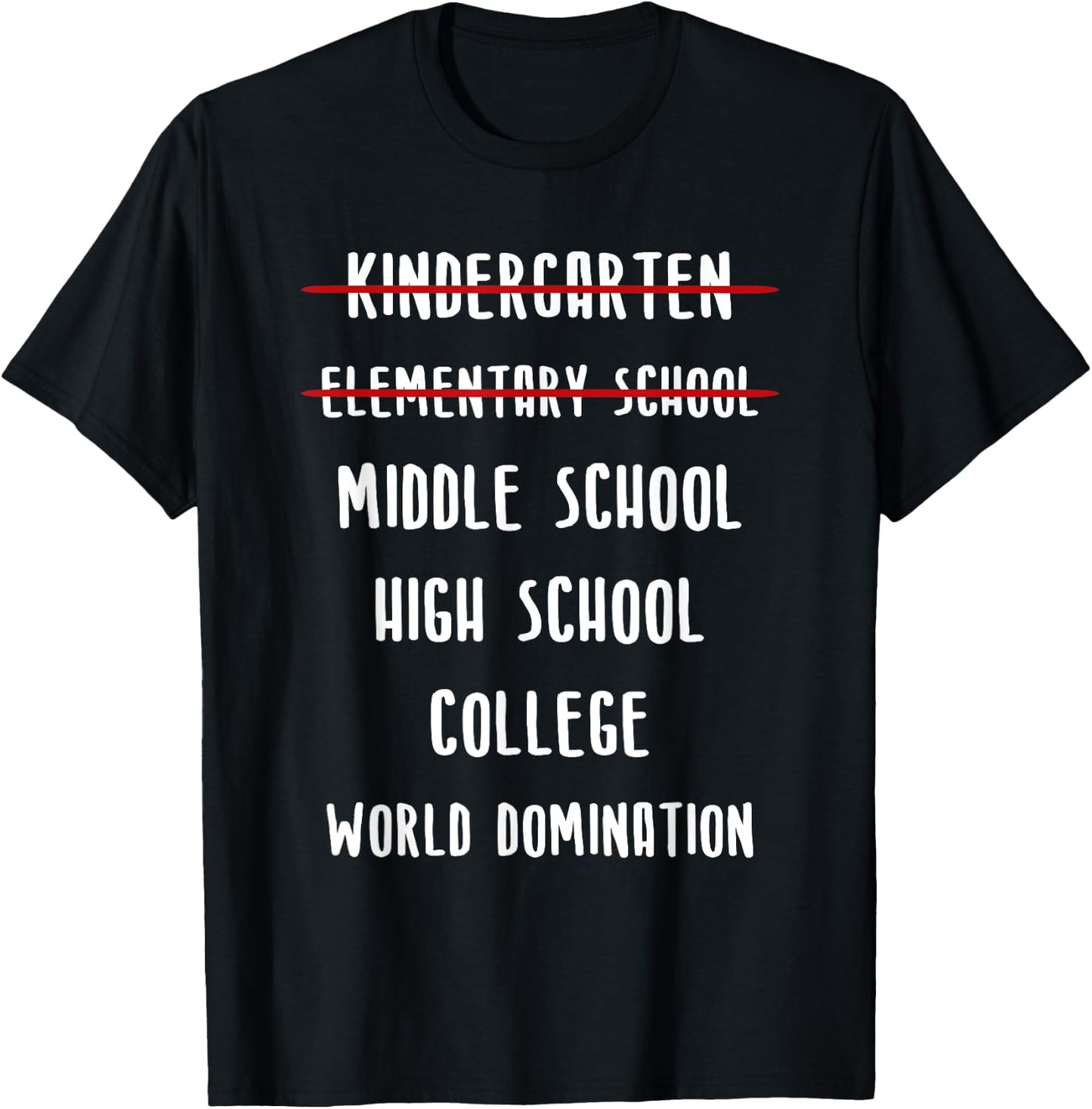 Middle School Graduation T-Shirt - T-Shirt | Black