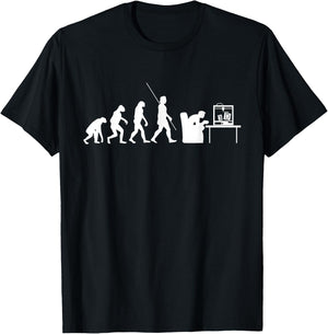 3D print evolution design with 3D printer T-Shirt - T-Shirt | Black
