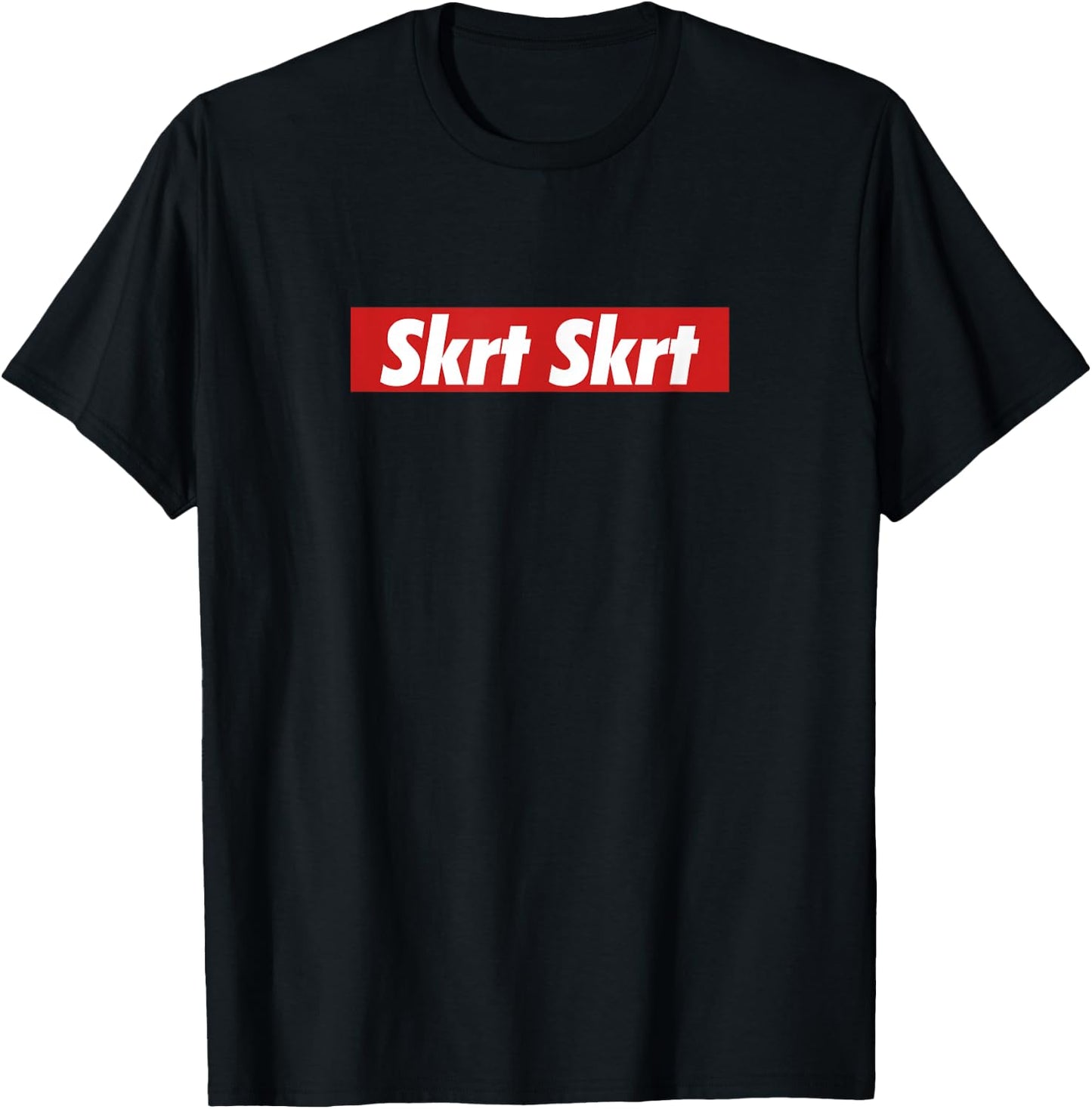 Aesthetic Box Skrt Skrt T-Shirt - T-Shirt | Black
