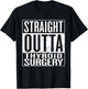 Straight Outta Thyroid Surgery, Thyroid Gland Removal T-Shirt - T-Shirt | Black