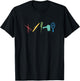 Retro Friseur Werkzeuge | Schönheitssalon | Friseur T-Shirt - T-Shirt | Black