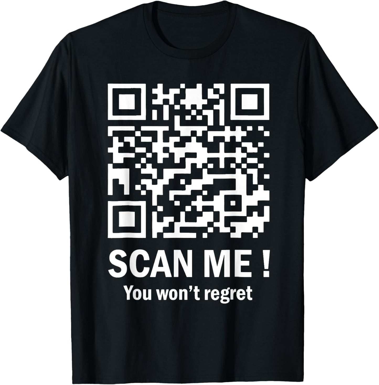 Trump Dance Troll QR Funny President Trump Dance Code Back T-Shirt - T-Shirt | Black