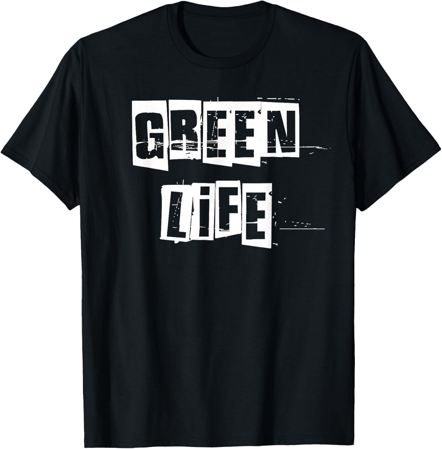Grünes Leben T-Shirt - T-Shirt | Black
