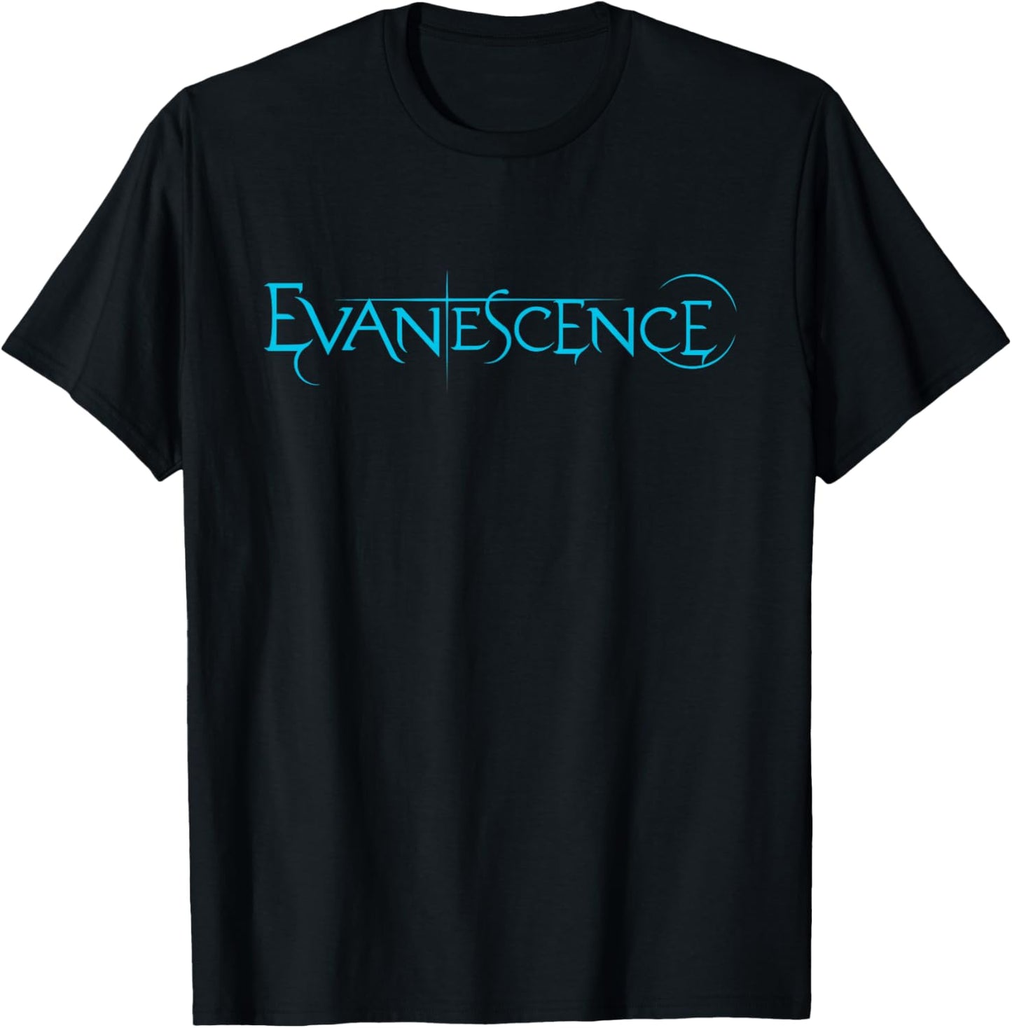 Evanescence Blue Logo T-Shirt - T-Shirt | Black