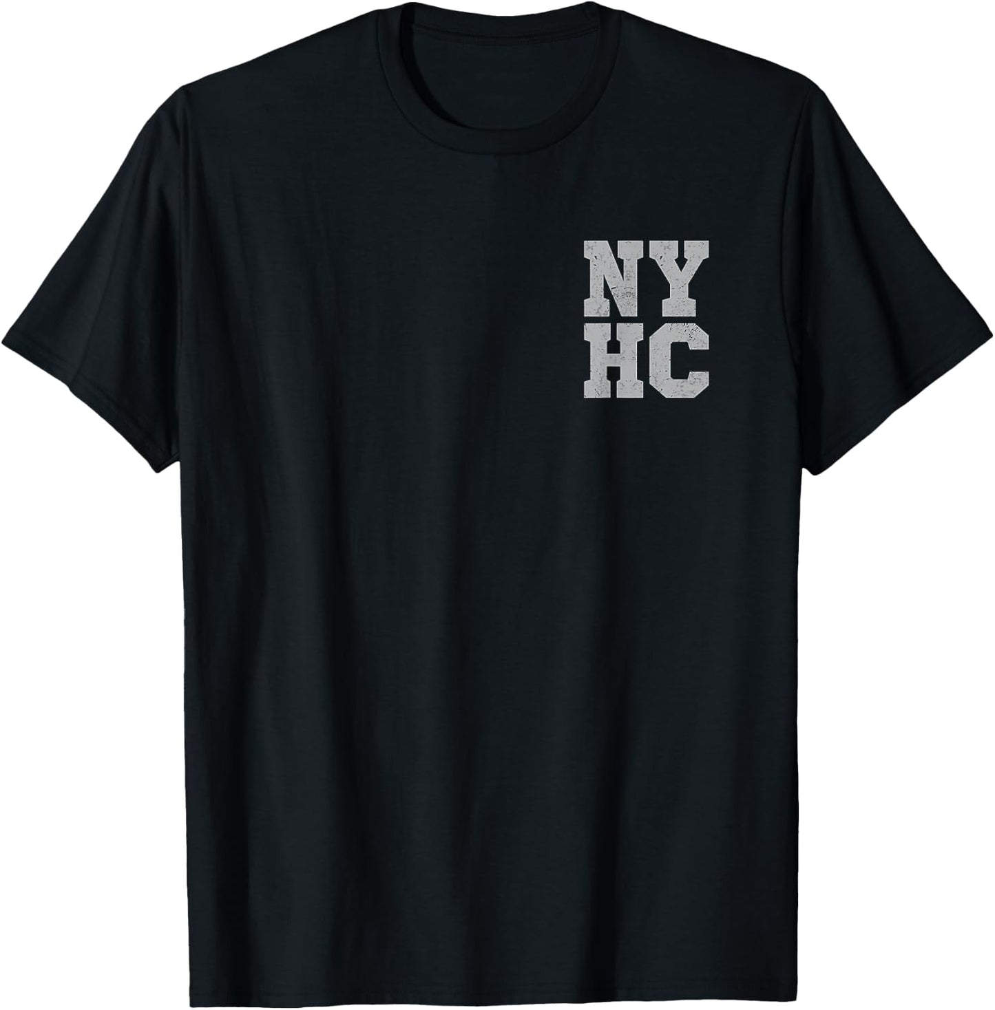 Distressed NYHC New York Hardcore Punk , black, s T-Shirt - T-Shirt | Black
