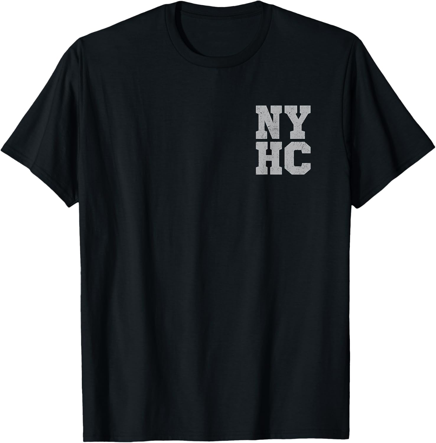 Distressed NYHC New York Hardcore Punk , black, s T-Shirt - T-Shirt | Black