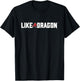 SEGA Like a Dragon & Yakuza White Logo - Adults, Black, Small, Short Sleeve, , Polyester, Stretchable, Modern Classic, Dragon Letter Print T-Shirt - T-Shirt | Black