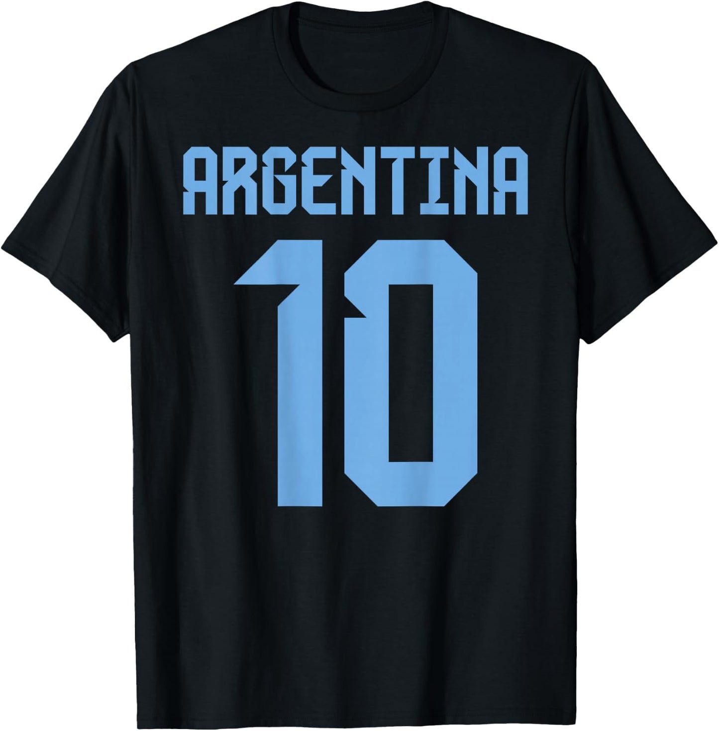 Argentina Argentinian national flag Soccer Jersey Football T-Shirt - T-Shirt | Black