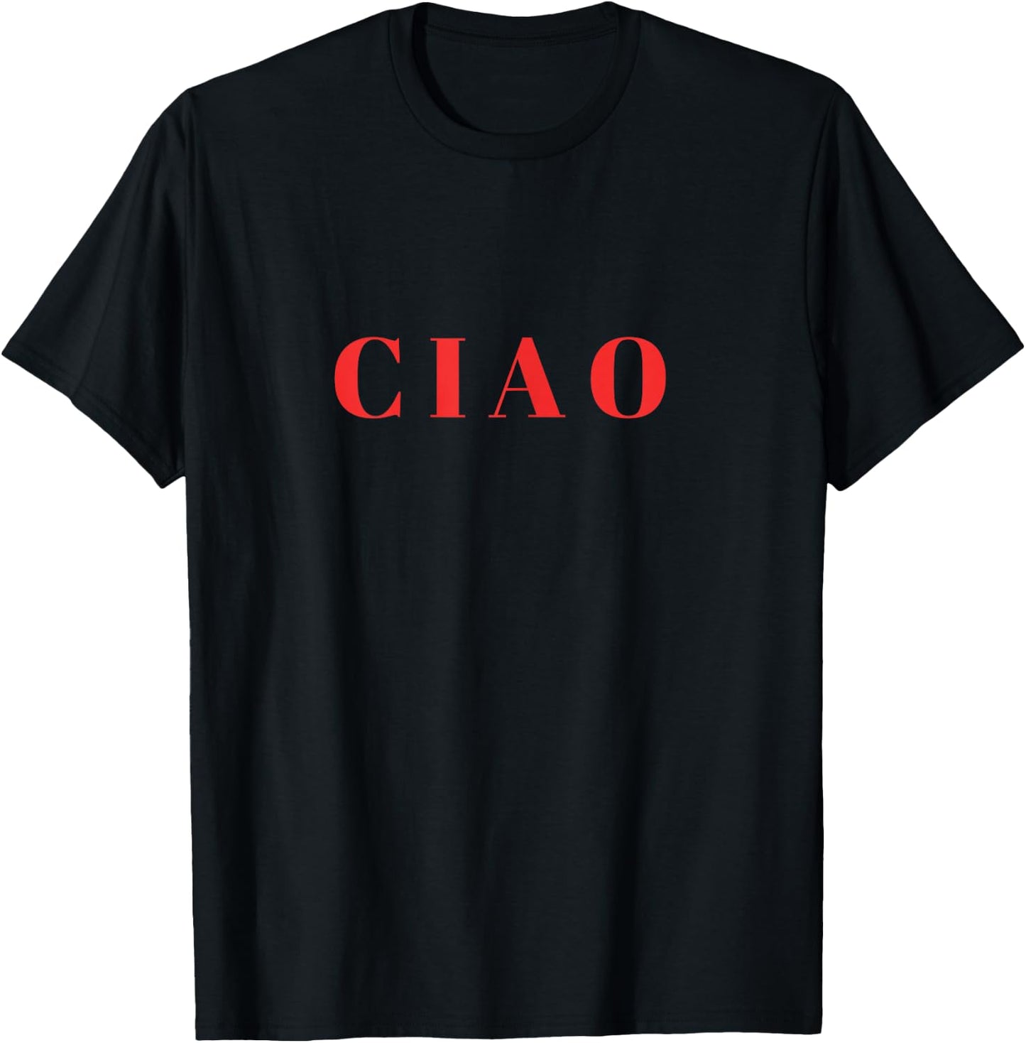 Ciao Italian T-Shirt - T-Shirt | Black