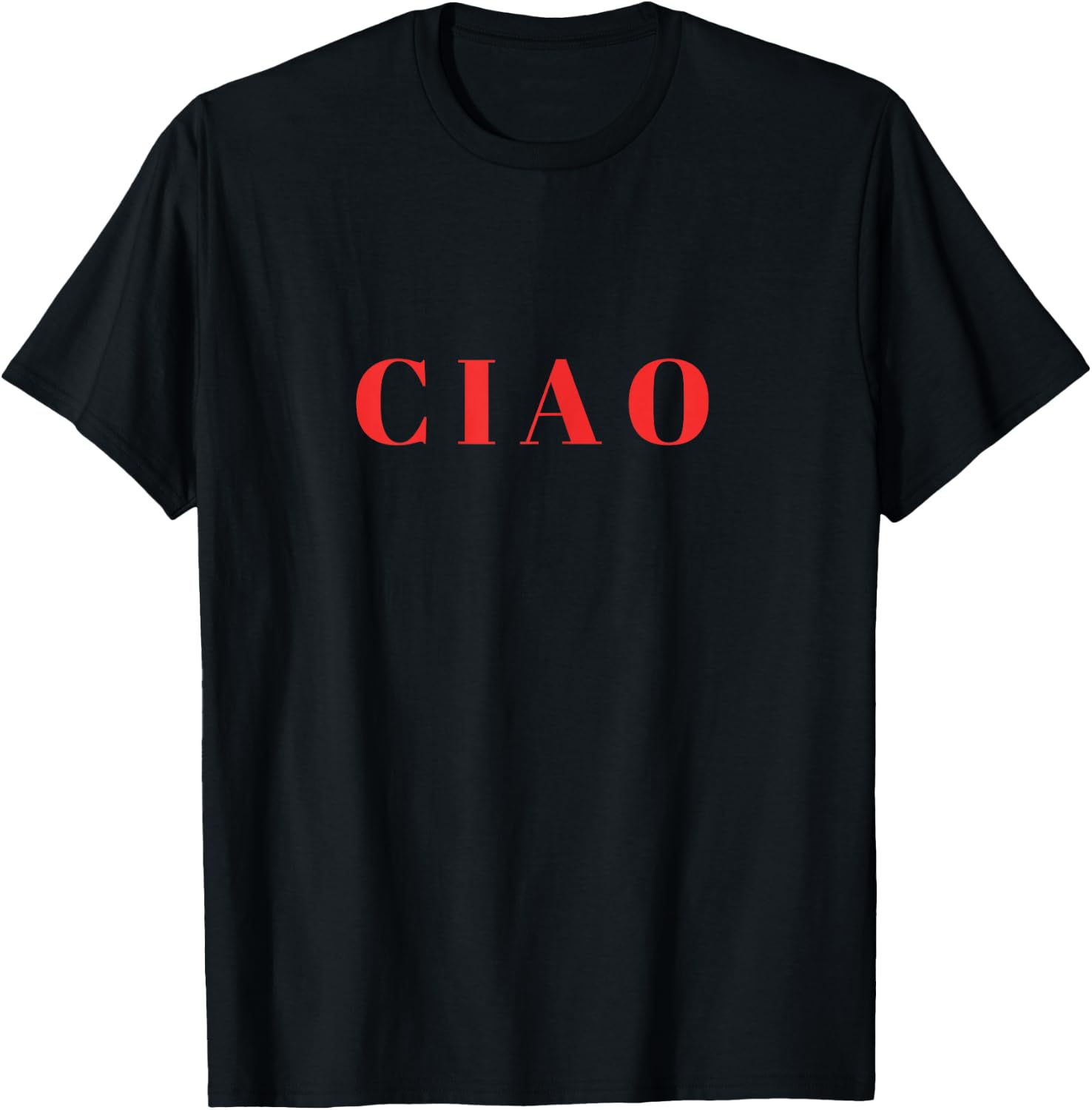 Ciao Italian T-Shirt - T-Shirt | Black