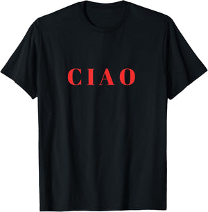 Ciao Italian T-Shirt - T-Shirt | Black