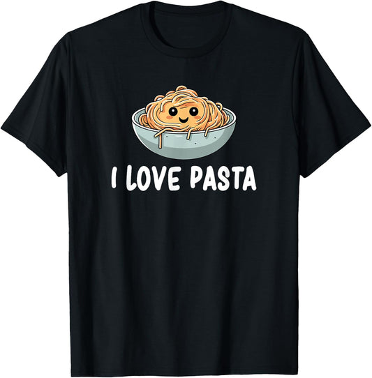 I Love Pasta T-Shirt - T-Shirt | Black