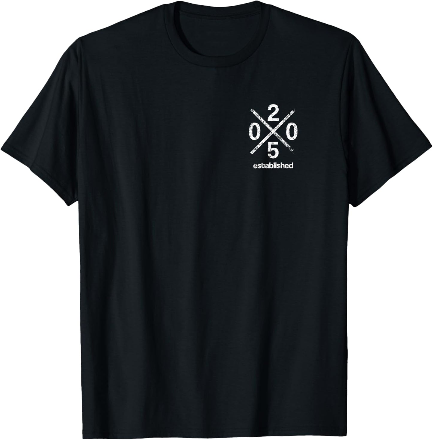 2005 Established, Born 2005, 21 Years 21st Birthday T-Shirt - T-Shirt | Black
