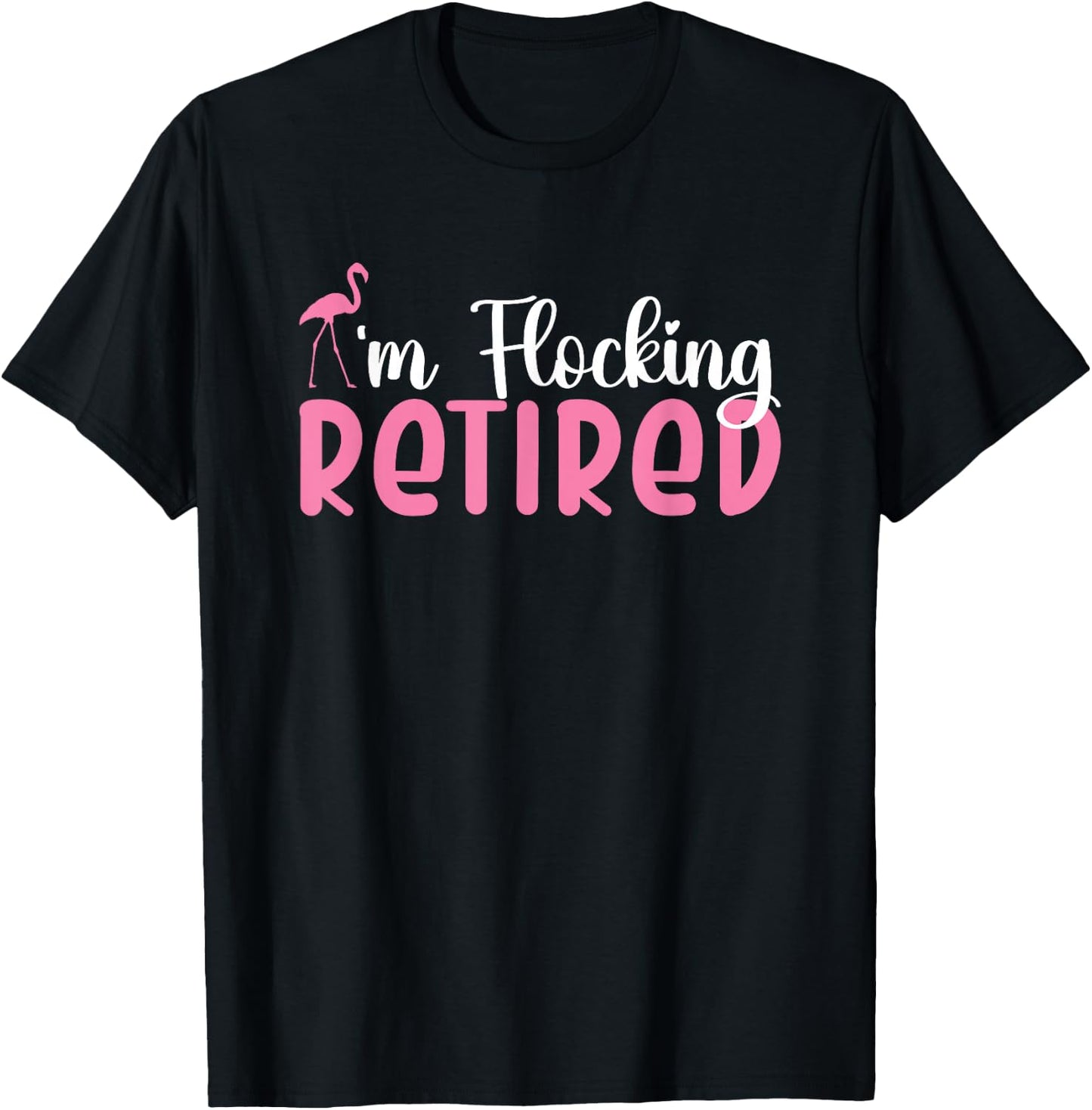 Flamingo Im Flocking Retired T-Shirt - T-Shirt | Black