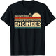 Vintage Power Electronics Engineer Engineering T-Shirt - T-Shirt | Black