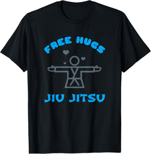 Free Hugs Jiu Jitsu Karate T-Shirt - T-Shirt | Black