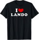 I Love Lando, Ich Liebe Lando T-Shirt - T-Shirt | Black