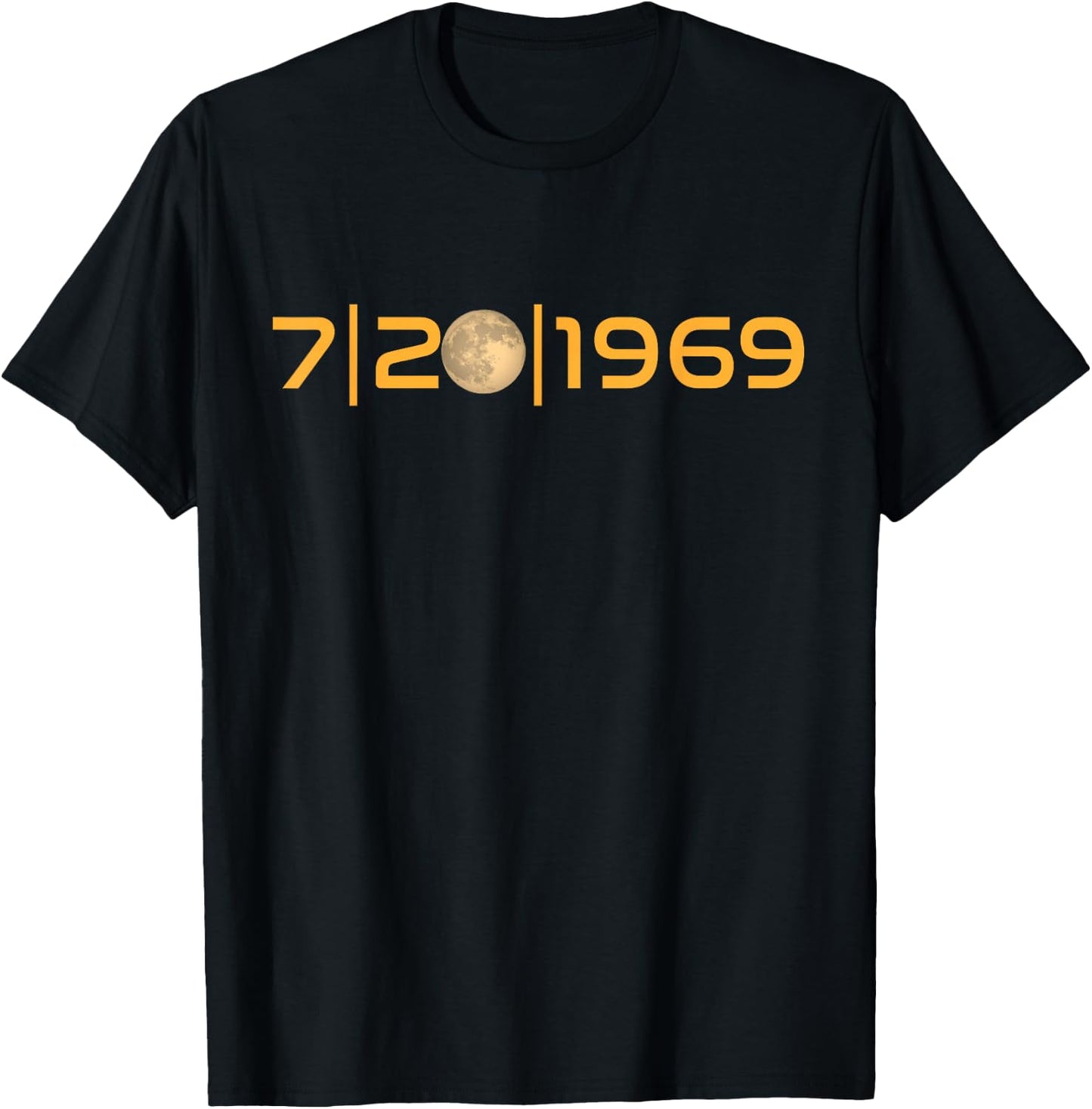Apollo 11 50th Anniversary Moon Lunar Landing 1969 2019 Gift T-Shirt - T-Shirt | Black