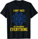 I Don't Need AI My Son Knows Everything Mom Dad Funny T-Shirt - T-Shirt | Black