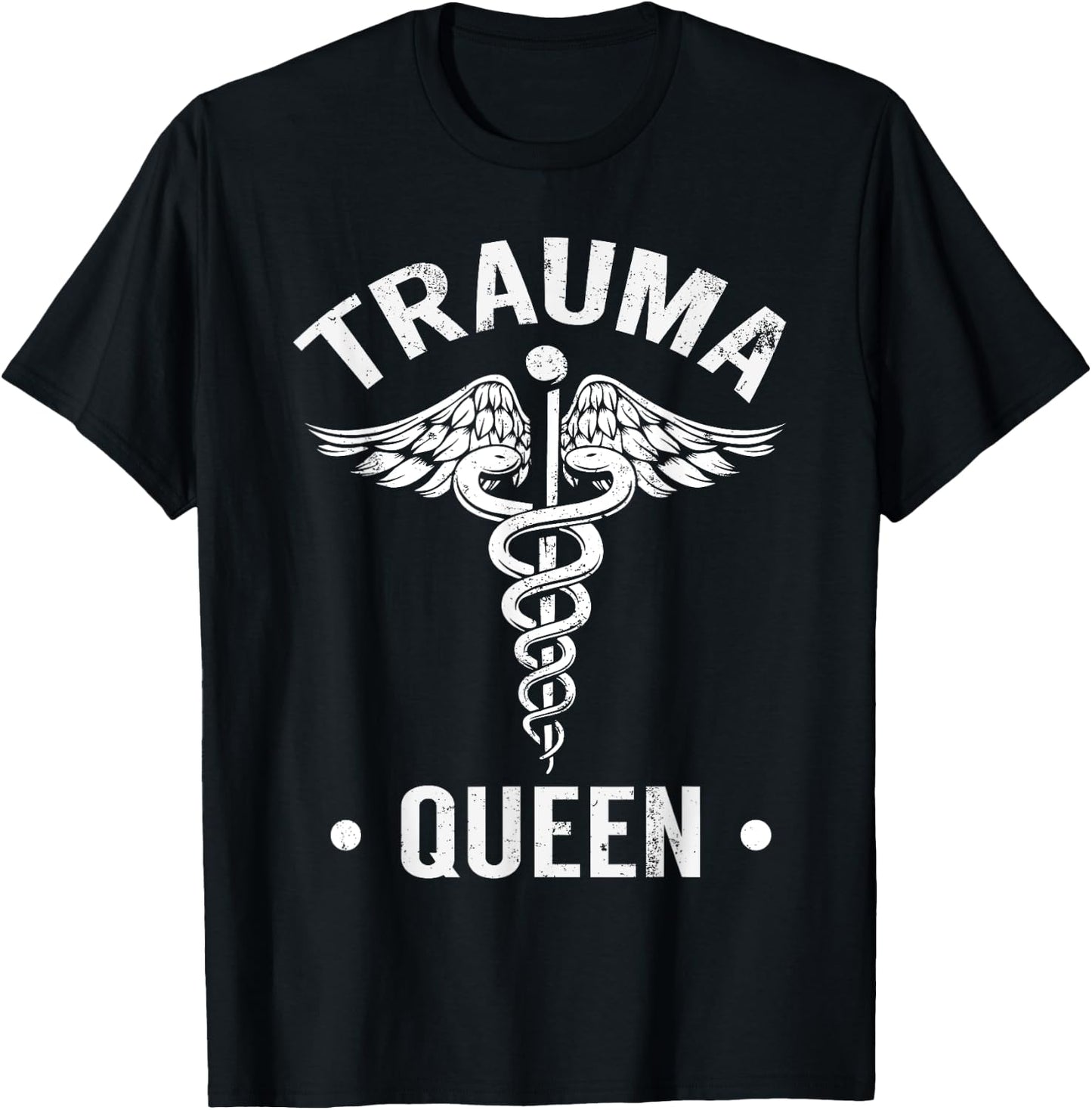 I'm Such A Trauma Queen Funny T-Shirt - T-Shirt | Black