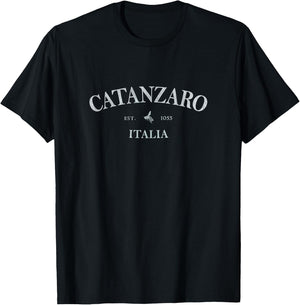 Catanzaro Italy | Catanzaro Calabria Italia Graphic Print T-Shirt - T-Shirt | Black
