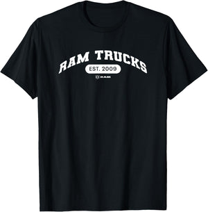 College Ram Trucks , Black, S T-Shirt - T-Shirt | Black