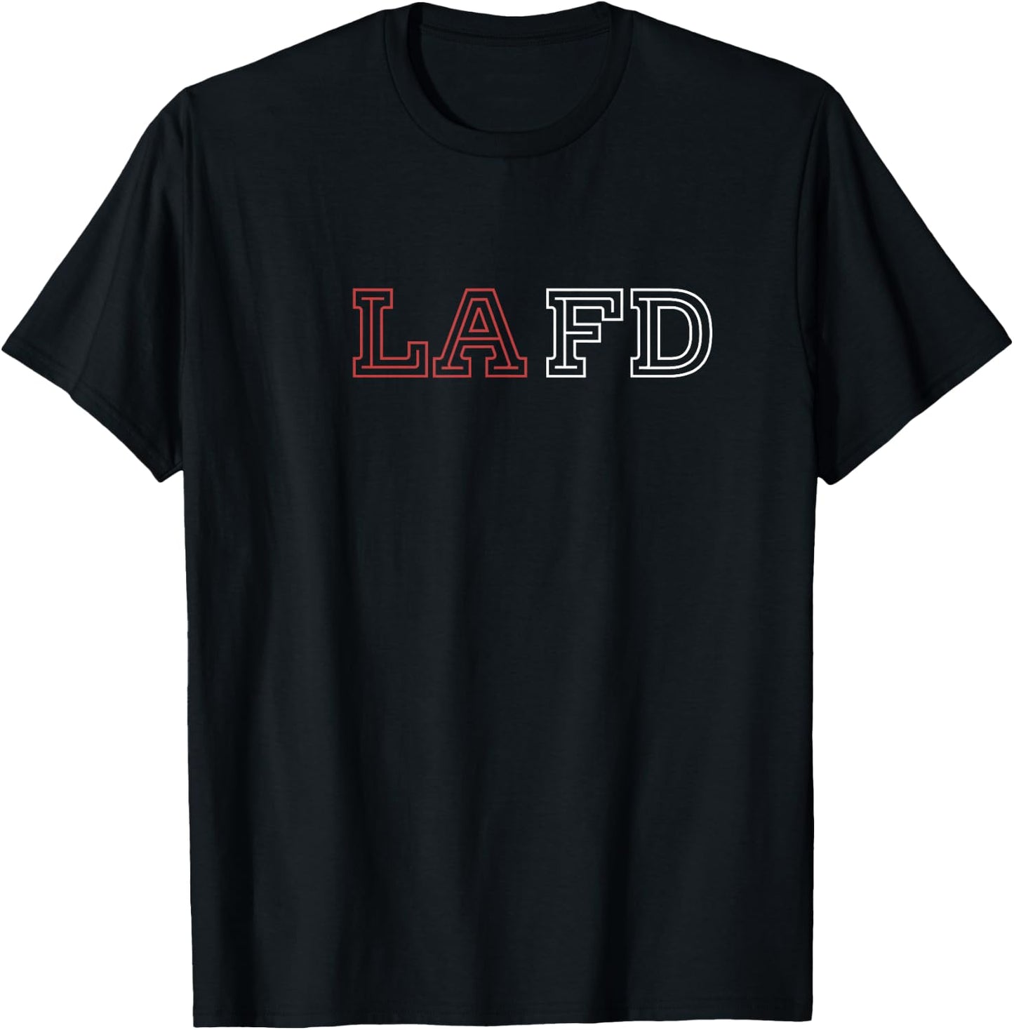 Official LAFD Los Angeles Fire Department T-Shirt - T-Shirt | Black