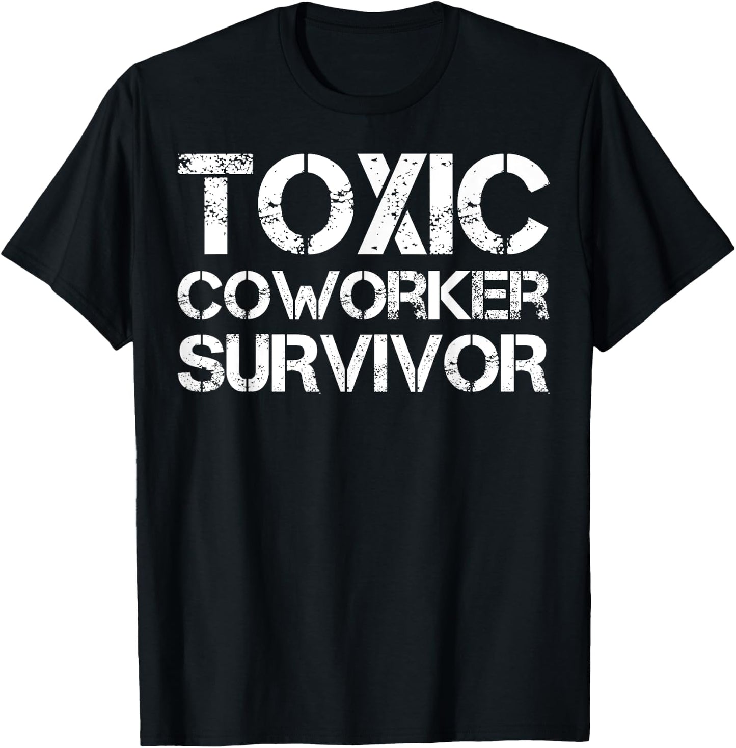Toxic Coworker Survivor T-Shirt - T-Shirt | Black