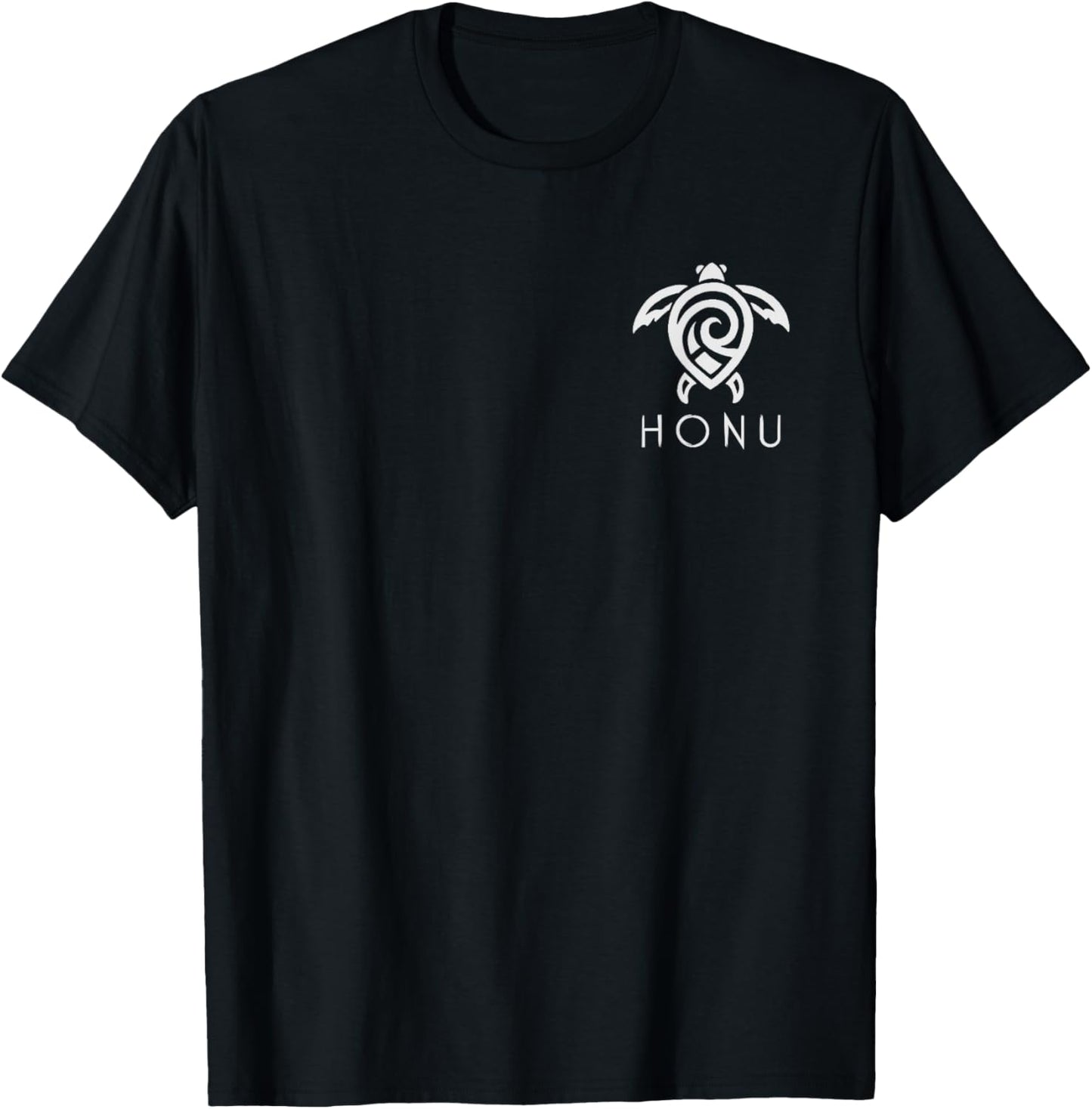 Hawaiian Sea Turtle Honu - Hawaii Novelty Souvenir T-Shirt - T-Shirt | Black