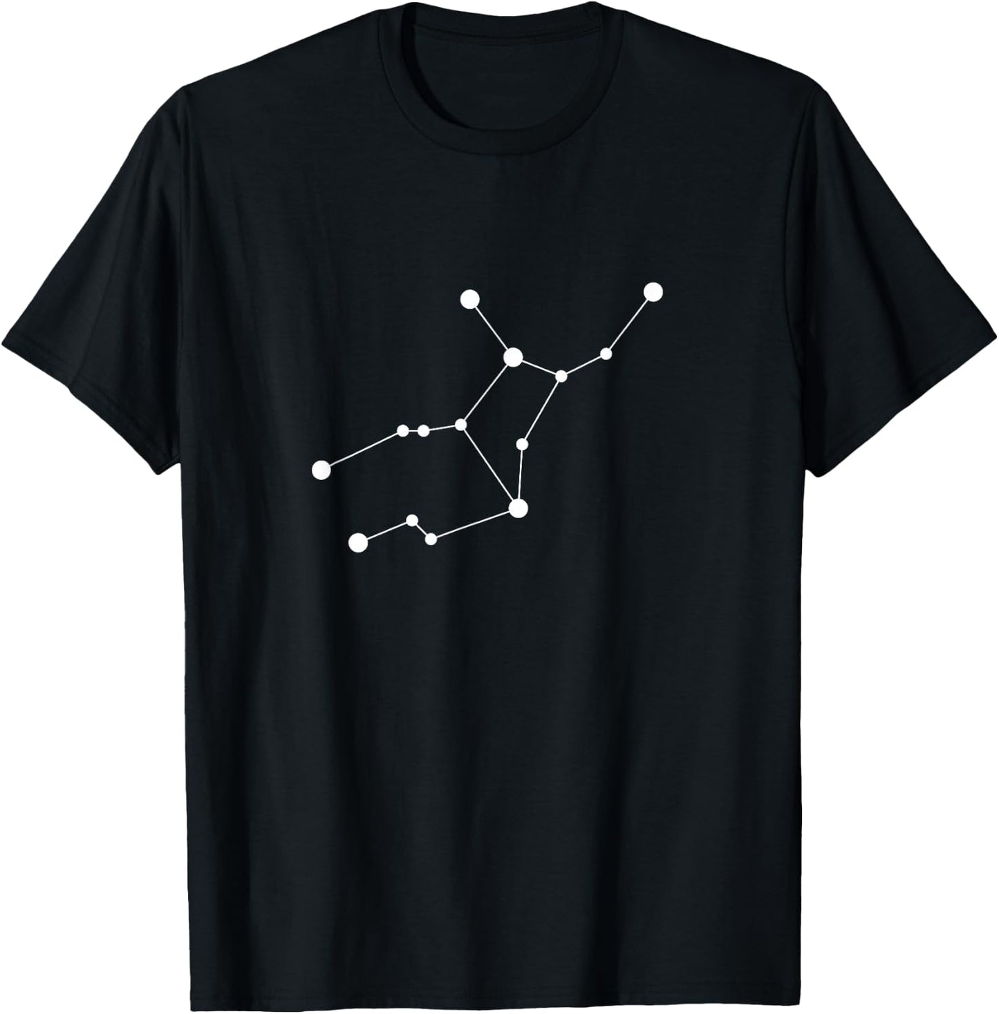 Virgo Astrology Zodiac Star Sign Constellation T-Shirt - T-Shirt | Black