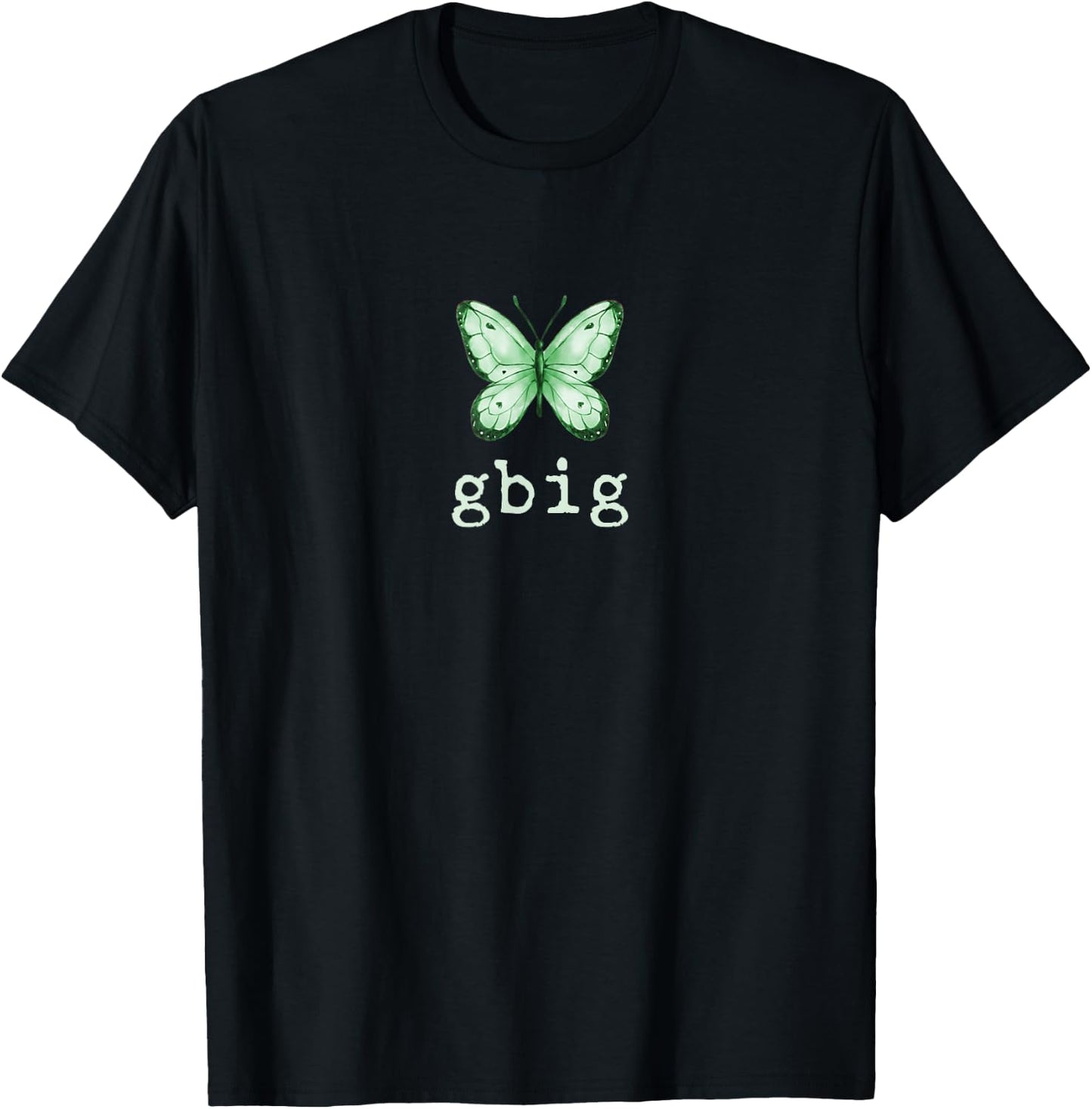 GBig Butterfly Sorority Reveal Big Little for Lil Sister T-Shirt - T-Shirt | Black