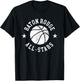 Baton Rouge Vintage All-Stars Retro 80s Basketball T-Shirt - T-Shirt | Black
